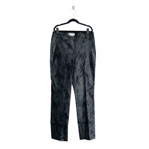 Divine Logic Trousers Black Sparkle Dress Pants Women's 6 Pull On Stretchy